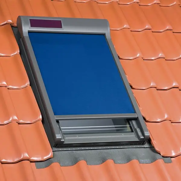 External Skylight Blinds Marine Blue