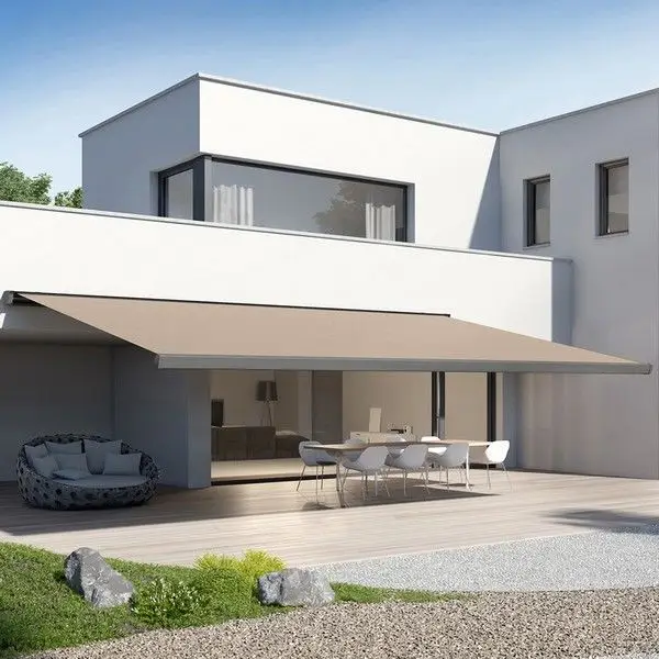Folding Arm Awnings Art Pebble