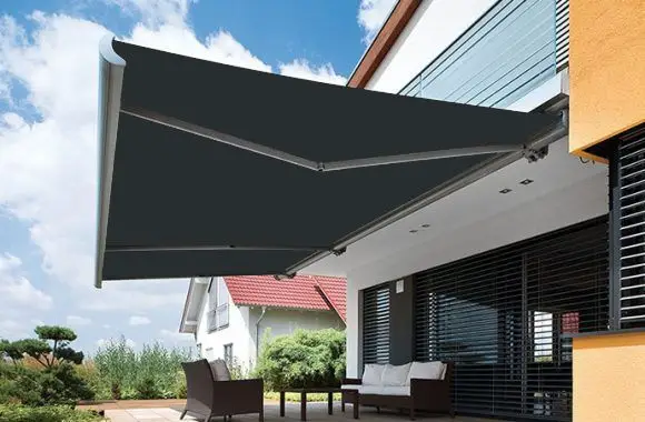 Folding Arm Awnings Vegas Black