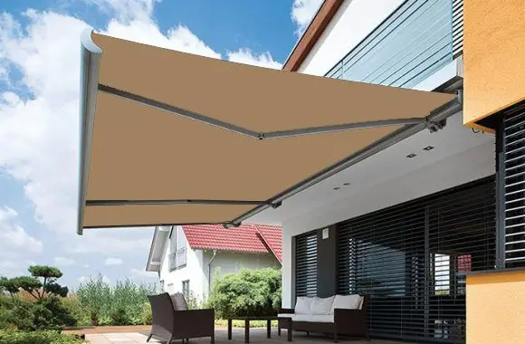 Folding Arm Awnings Vegas Cappuccino