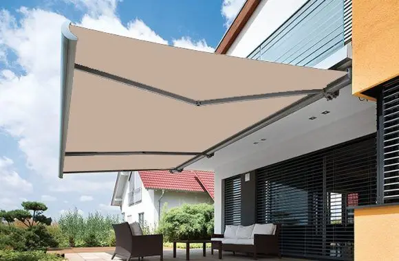 Folding Arm Awnings Vegas Fawn