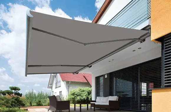 Folding Arm Awnings Vegas Grey