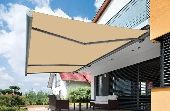Folding Arm Awnings Vegas Lemon