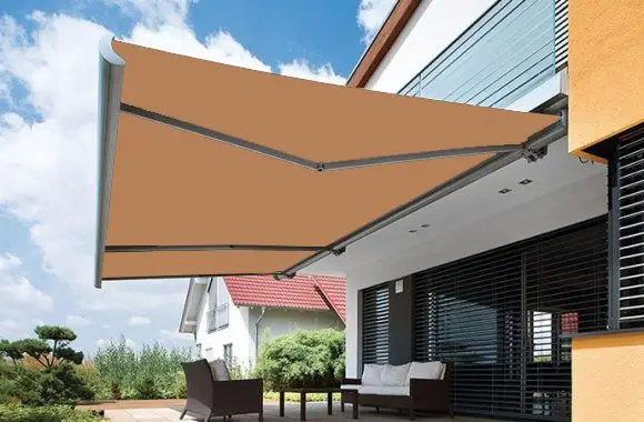 Folding Arm Awnings Vegas Paprika