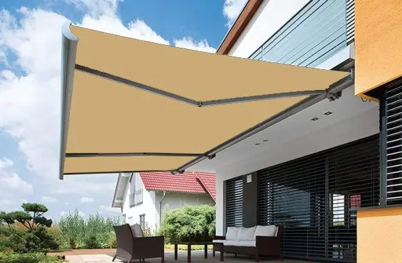 Folding Arm Awnings Vegas Sandstone